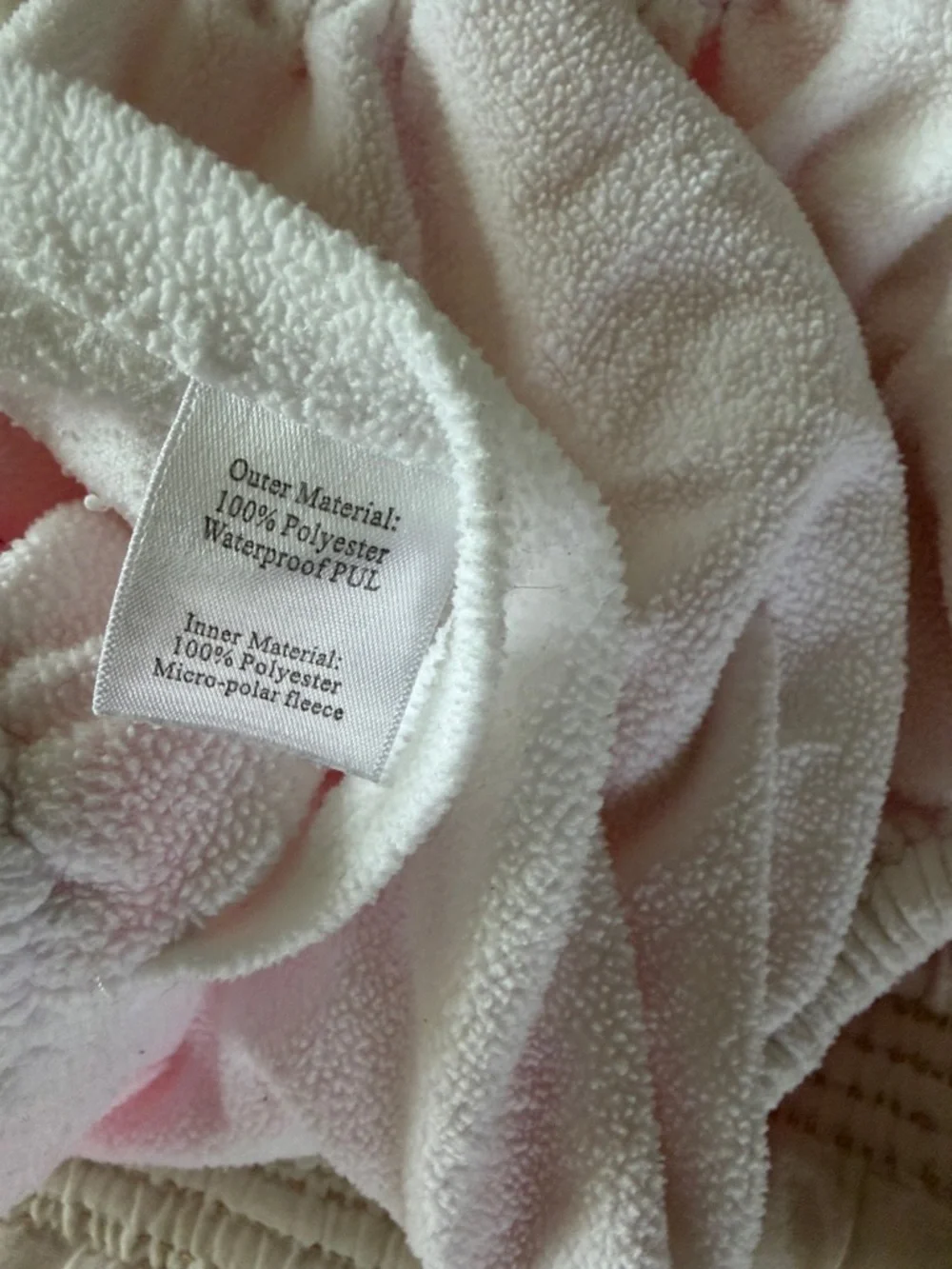 Baby Land Reusable Pink Adjustable Baby Cloth Diaper Cover